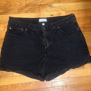 Abercrombie & Fitch Dark Denim Jean Shorts